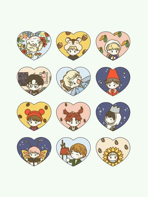 Detail Gambar Kartun Bts Exo Sticker Hd Nomer 41