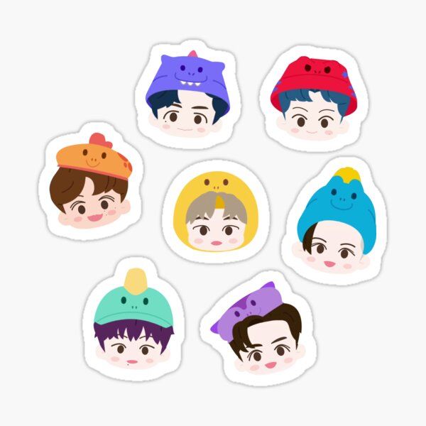 Detail Gambar Kartun Bts Exo Sticker Hd Kartun Nomer 18