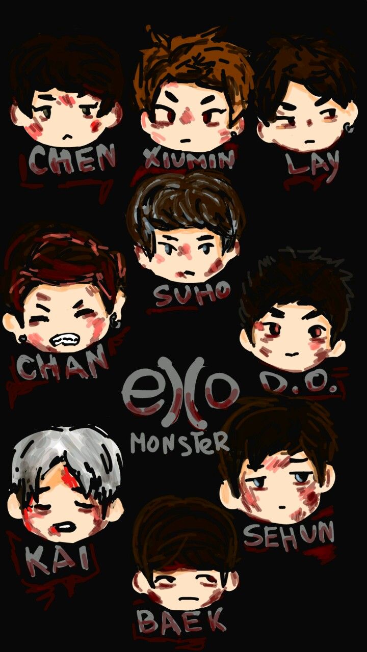 Detail Gambar Kartun Bts Exo Sticker Hd Kartun Nomer 33