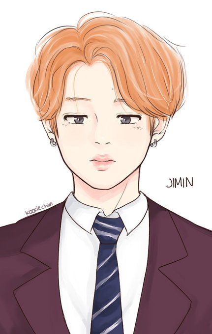 Detail Gambar Kartun Bts Jimin Nomer 5