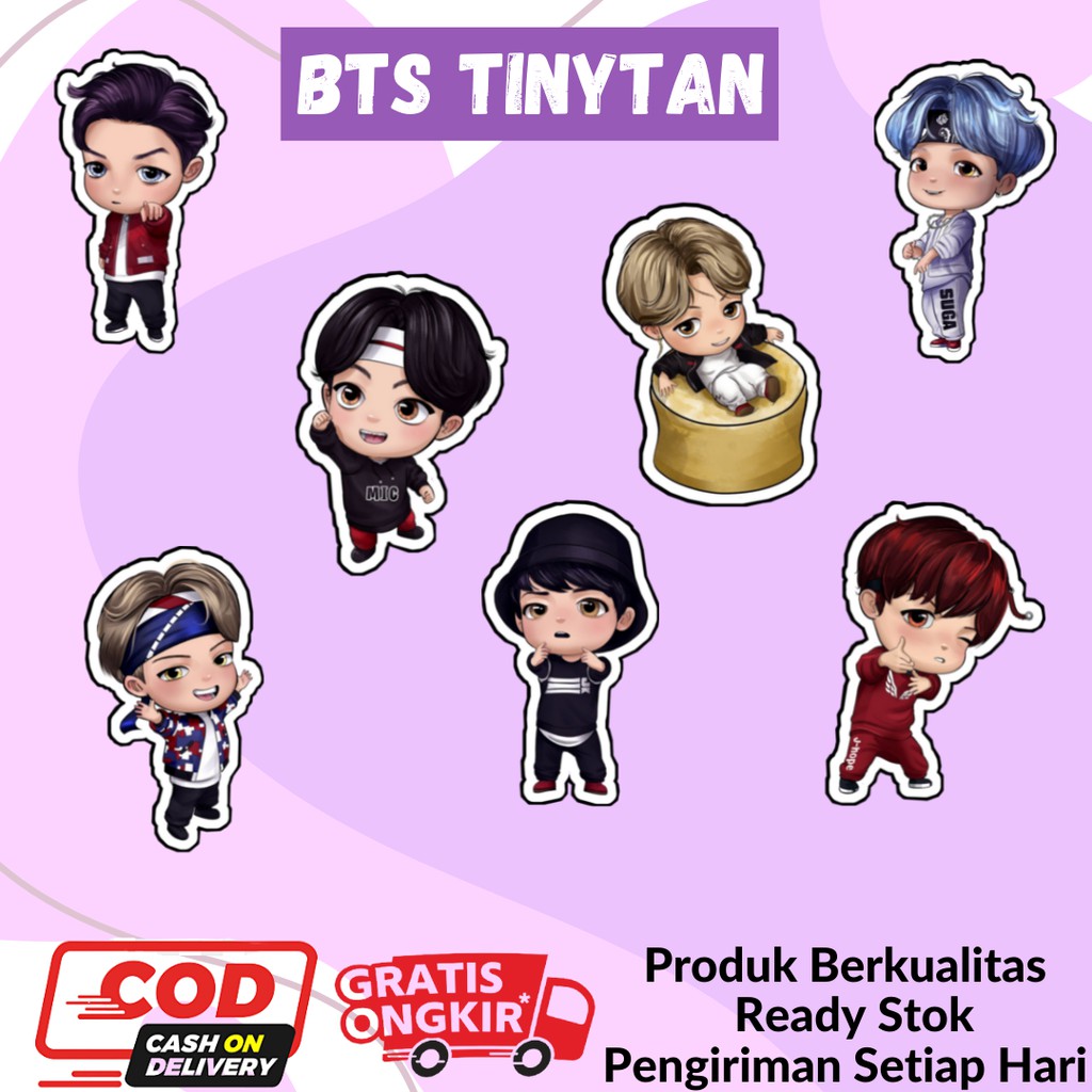 Detail Gambar Kartun Bts Seventeen Sticker Nomer 21