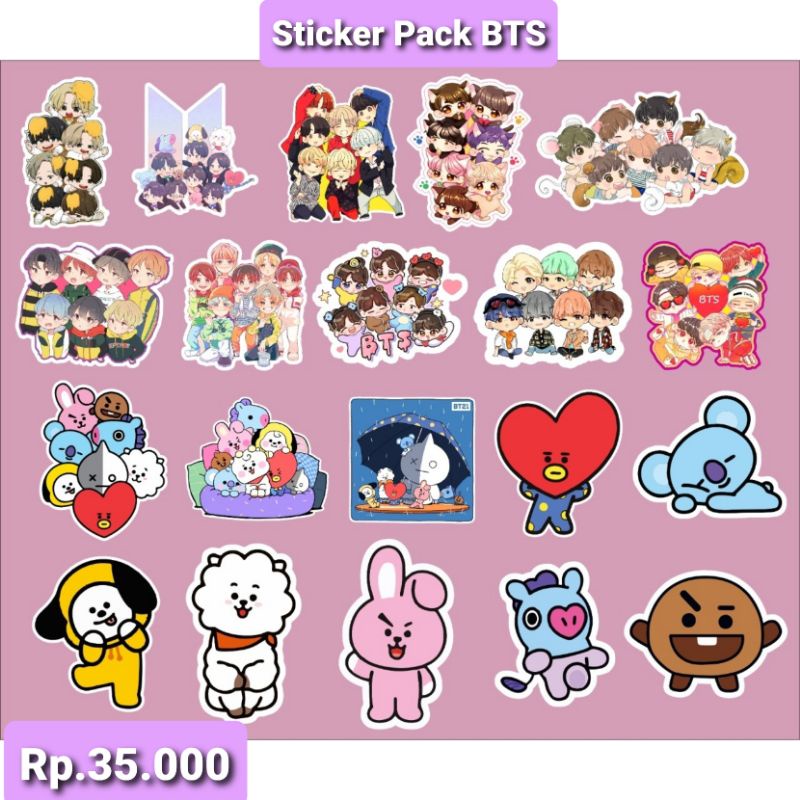 Detail Gambar Kartun Bts Seventeen Sticker Nomer 42