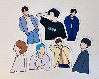 Detail Gambar Kartun Bts Seventeen Sticker Nomer 50