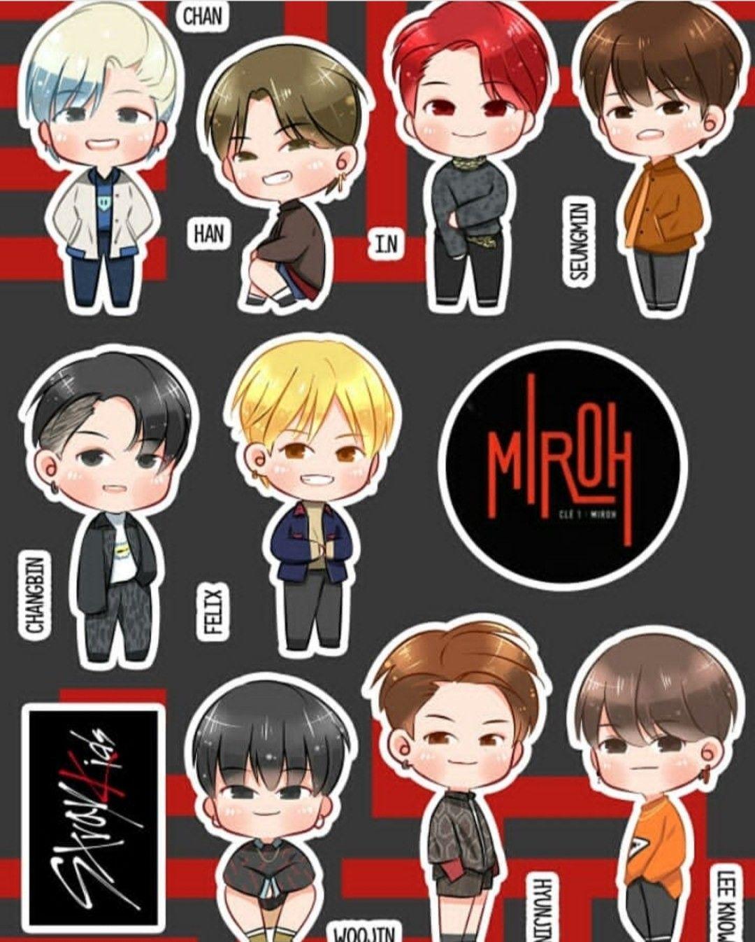 Detail Gambar Kartun Bts Seventeen Sticker Hd Kartun Nomer 5