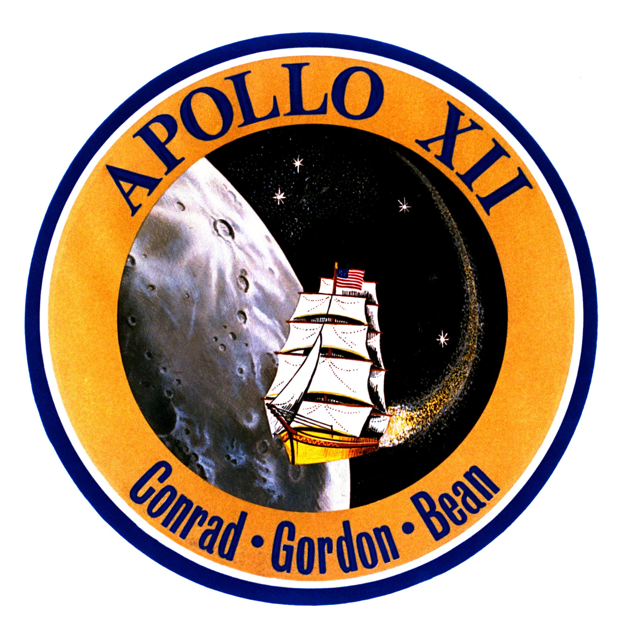 Detail Apollo 12 Mission Patch Nomer 17