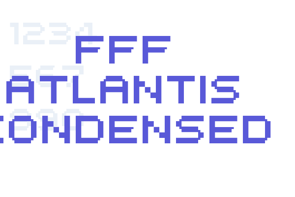 Detail Atlantis Found Font Nomer 14