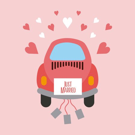 Detail Bild Auto Just Married Zum Ausdrucken Nomer 24