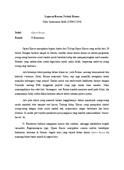 Detail Contoh Laporan Baca Nomer 18