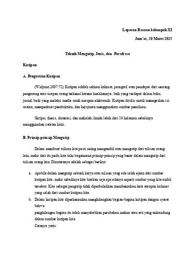 Detail Contoh Laporan Baca Nomer 25