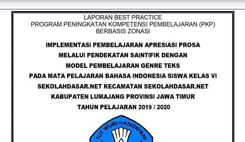 Detail Contoh Laporan Best Practice Nomer 10