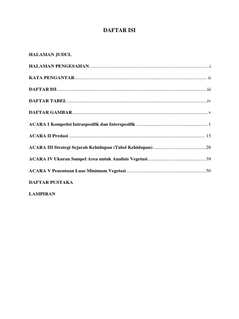 Detail Contoh Laporan Biologi Nomer 30