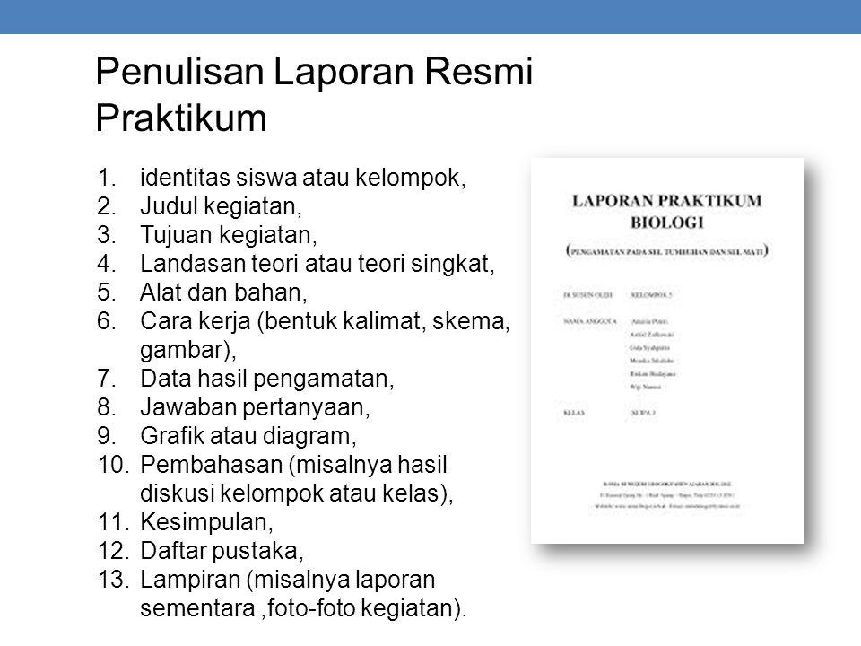 Detail Contoh Laporan Biologi Nomer 52