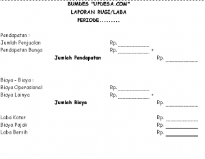 Detail Contoh Laporan Bumdes Nomer 6