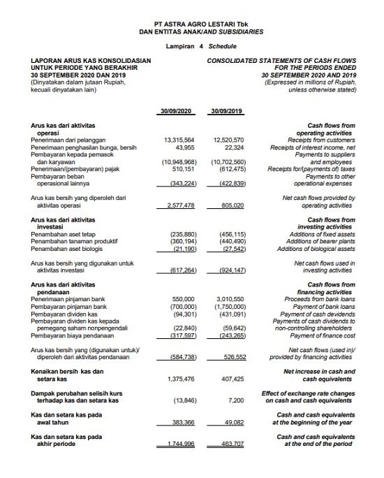 Detail Contoh Laporan Cash Flow Nomer 39