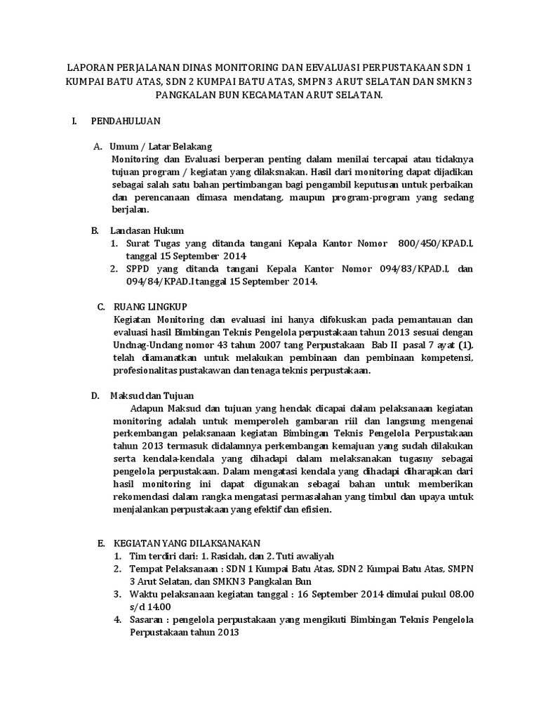 Detail Contoh Laporan Hasil Kegiatan Nomer 53