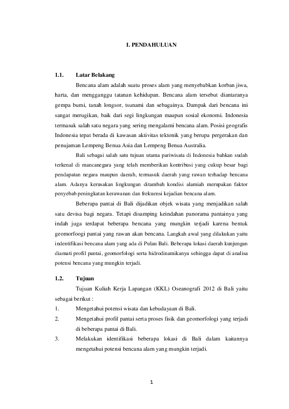 Detail Contoh Laporan Hasil Observasi Singkat Nomer 37