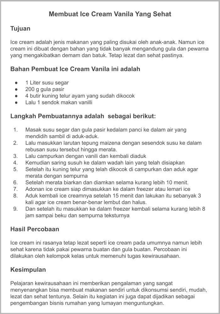 Detail Contoh Laporan Hasil Percobaan Nomer 5