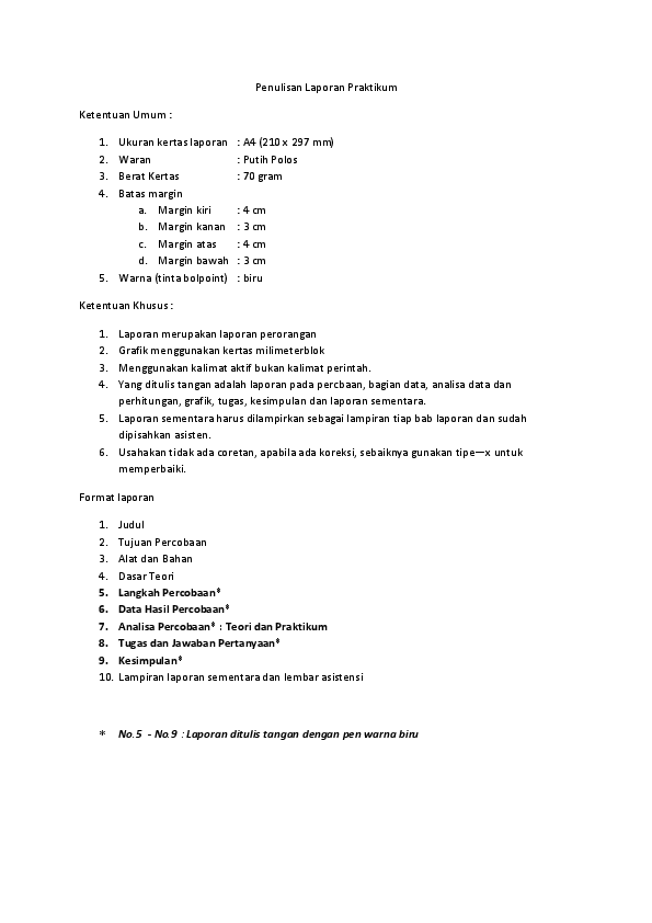 Detail Contoh Laporan Hasil Praktikum Nomer 12