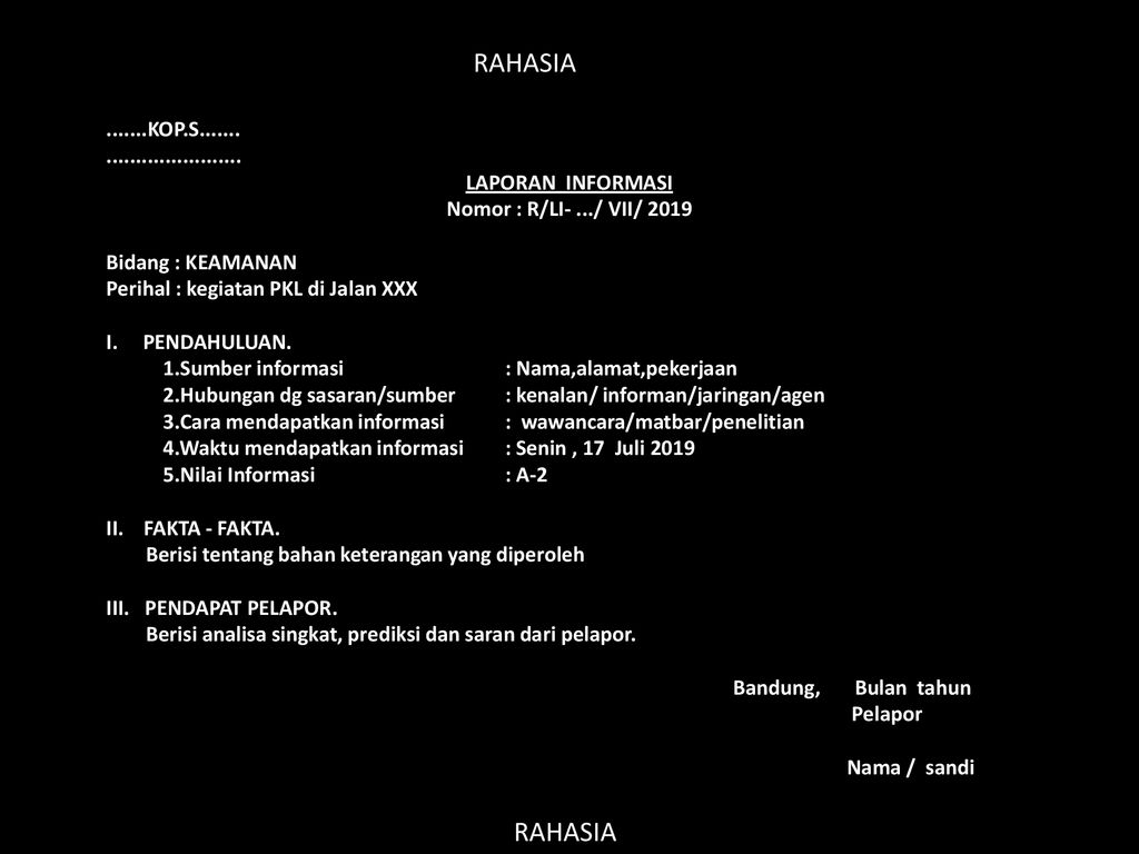 Detail Contoh Laporan Informasi Nomer 33