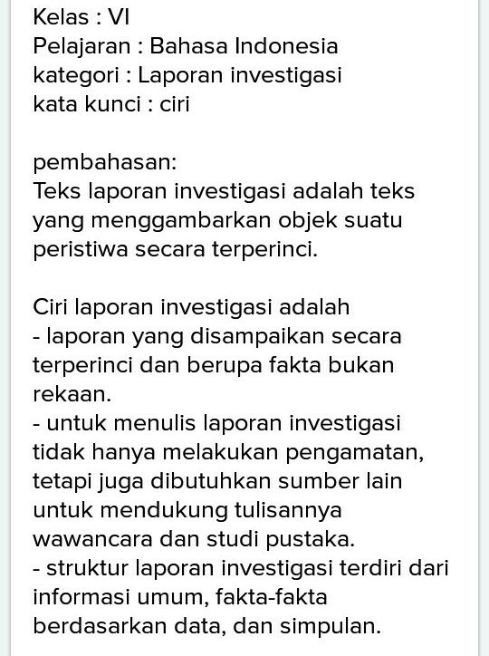 Detail Contoh Laporan Investigasi Nomer 34