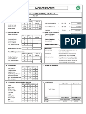 Detail Contoh Laporan K3 Konstruksi Nomer 6