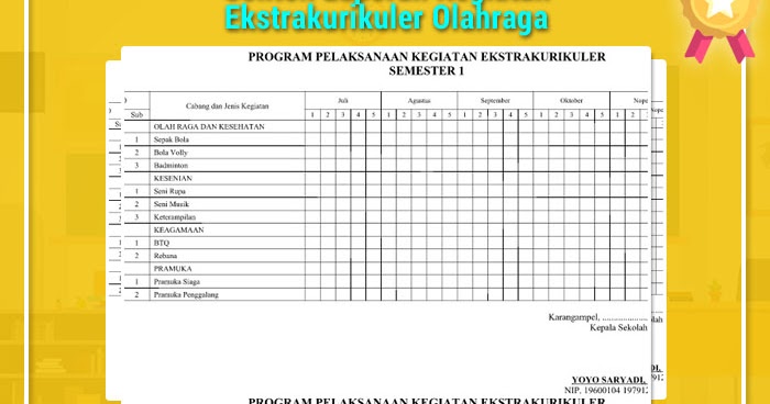 Detail Contoh Laporan Kegiatan Ekstrakurikuler Nomer 52