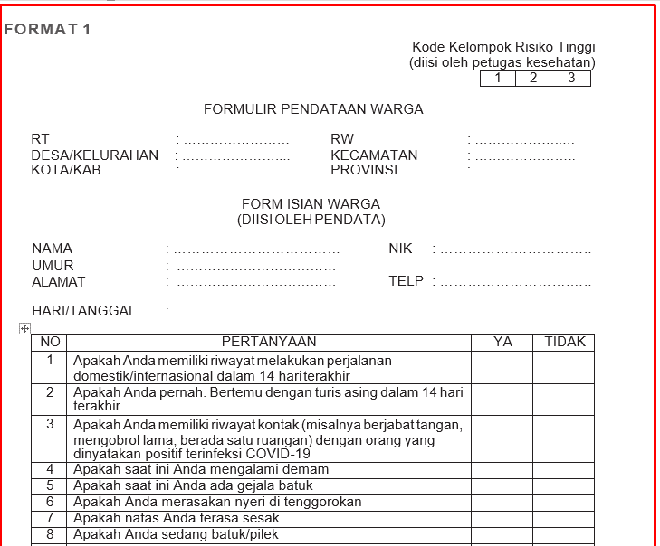 Detail Contoh Laporan Kegiatan Rt Nomer 14