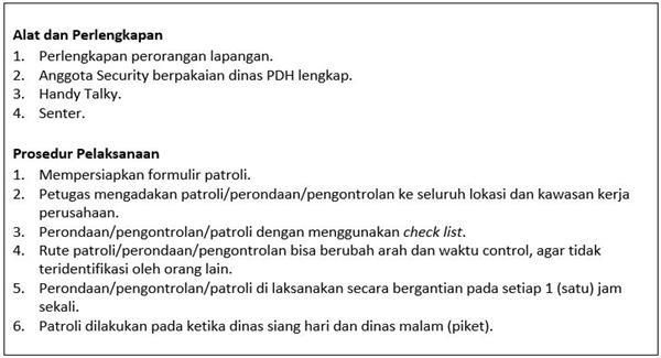 Detail Contoh Laporan Kegiatan Security Nomer 21