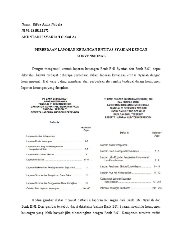 Detail Contoh Laporan Keuangan Bank Syariah Nomer 30