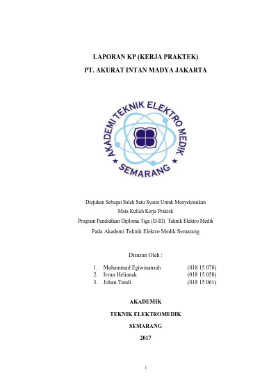 Detail Contoh Laporan Kp Nomer 21