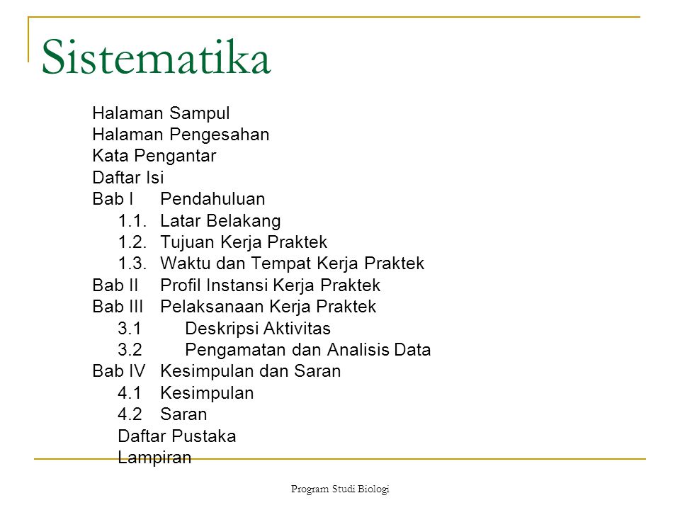 Detail Contoh Laporan Kp Nomer 36