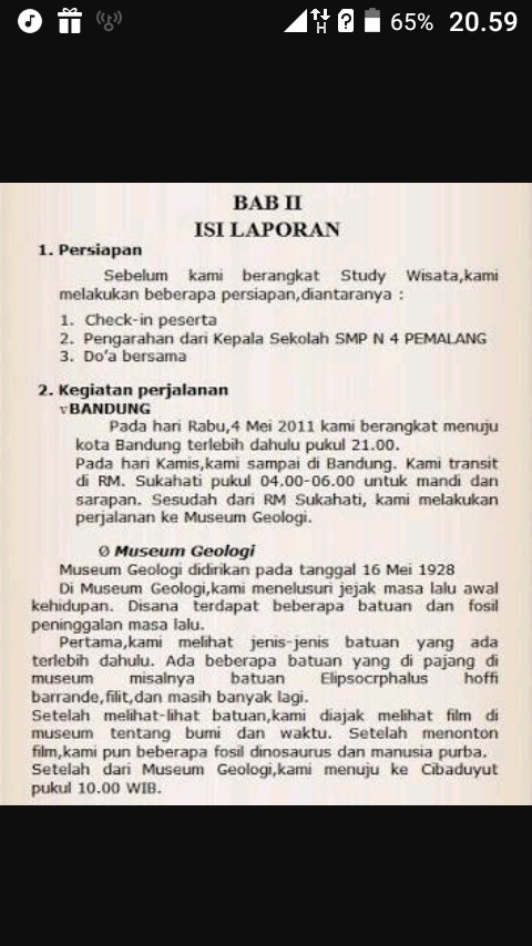 Detail Contoh Laporan Kunjungan Wisata Nomer 17