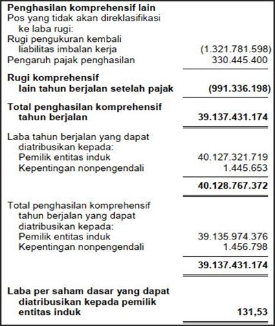 Detail Contoh Laporan Laba Rugi Komprehensif Nomer 16