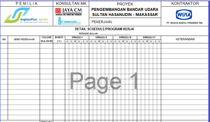 Detail Contoh Laporan Mingguan Nomer 27