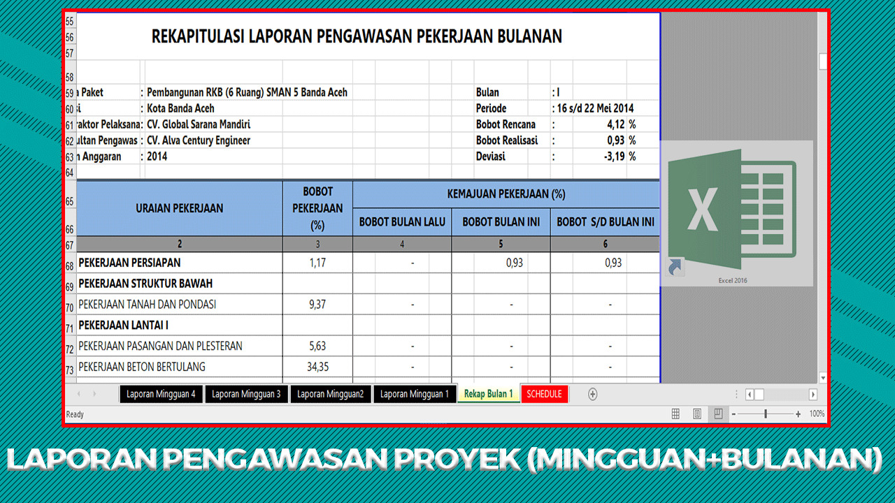 Detail Contoh Laporan Mingguan Nomer 33