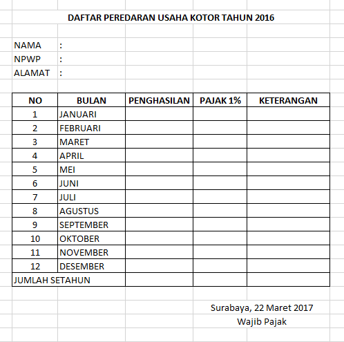 Detail Contoh Laporan Pajak Nomer 17