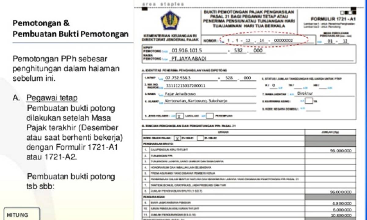 Detail Contoh Laporan Pajak Nomer 18