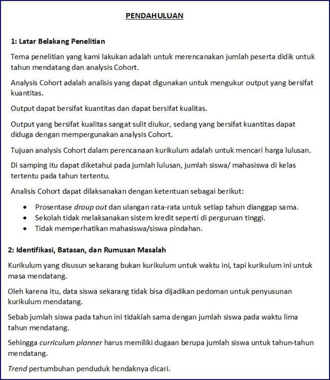 Detail Contoh Laporan Pendahuluan Nomer 13