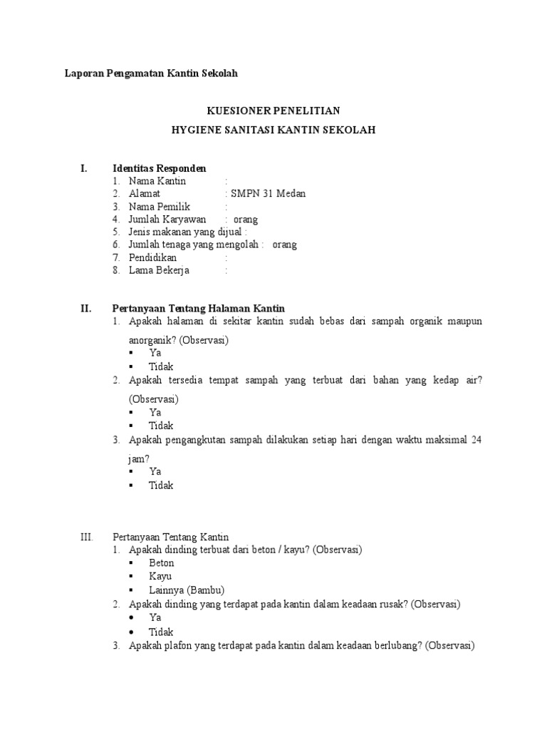 Detail Contoh Laporan Pengamatan Nomer 47