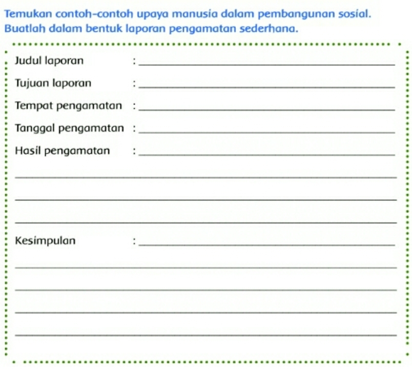 Detail Contoh Laporan Pengamatan Sederhana Nomer 2