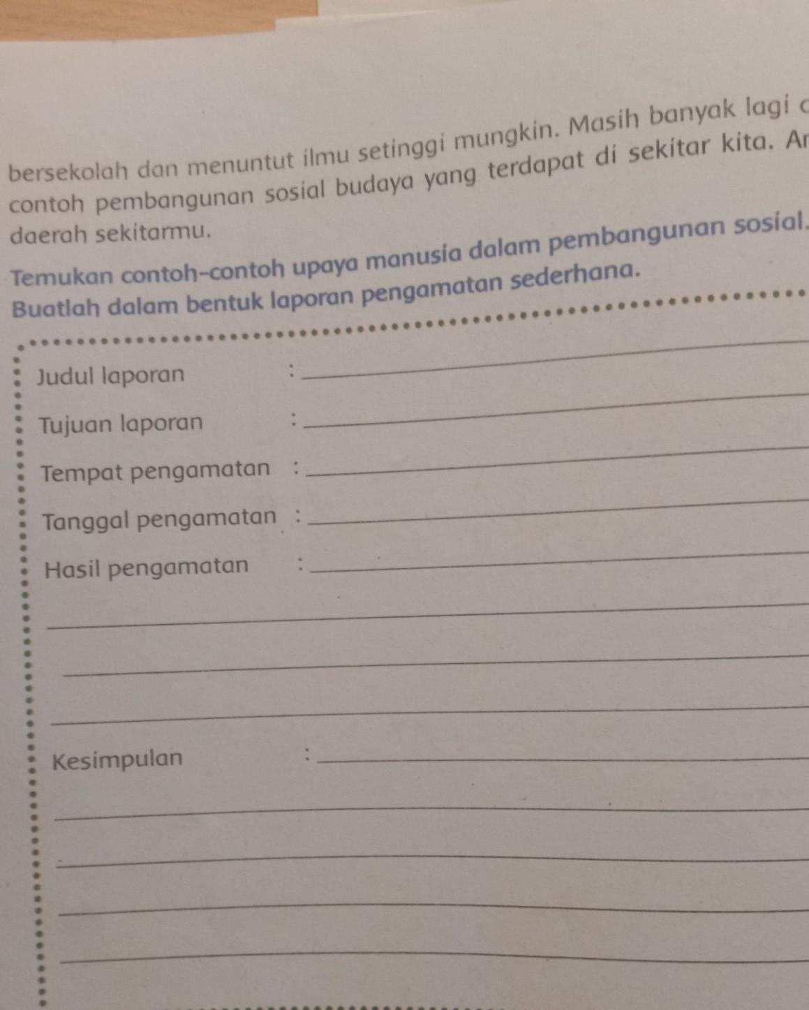 Detail Contoh Laporan Pengamatan Sederhana Nomer 17