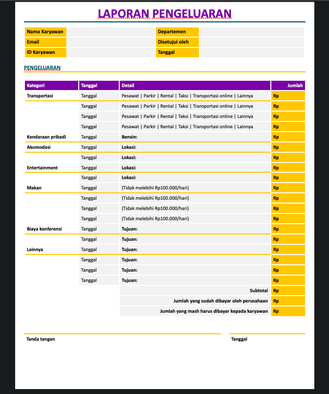 Detail Contoh Laporan Pengeluaran Kas Nomer 32