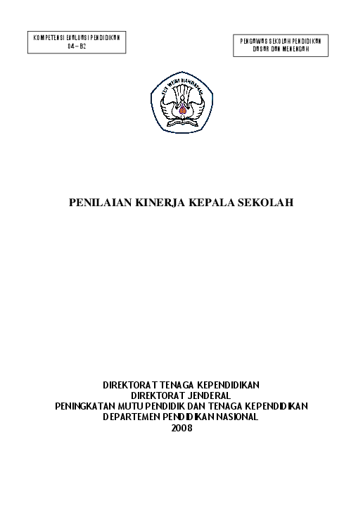 Detail Contoh Laporan Penilaian Kinerja Kepala Sekolah Nomer 22