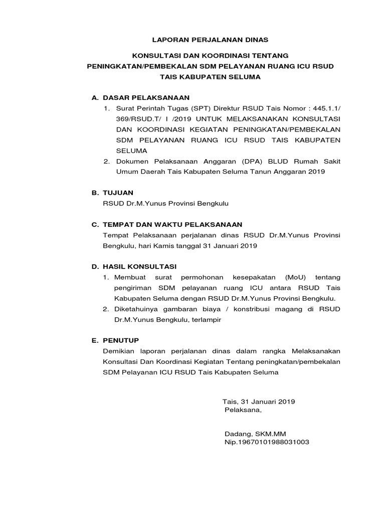 Detail Contoh Laporan Perjalanan Nomer 8