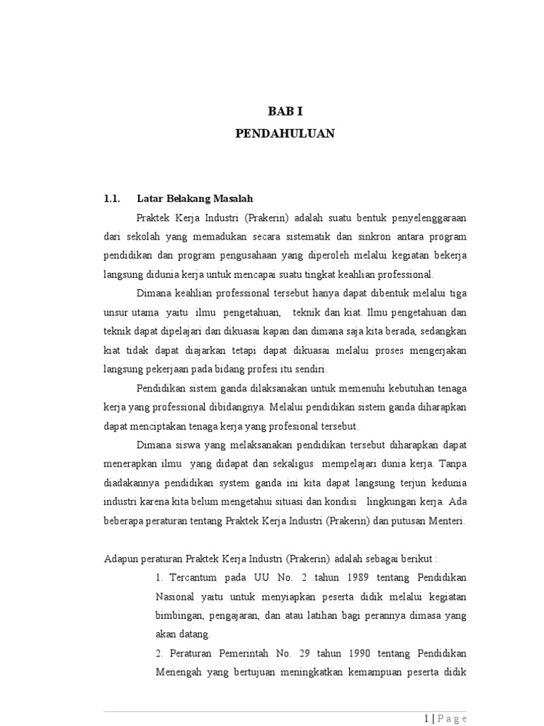 Detail Contoh Laporan Pkl Smk Administrasi Perkantoran Nomer 27