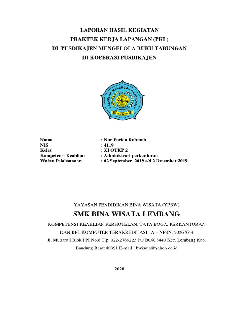Detail Contoh Laporan Pkl Smk Administrasi Perkantoran Nomer 48