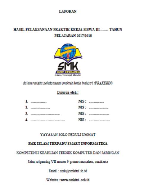 Detail Contoh Laporan Pkl Tkj Nomer 39