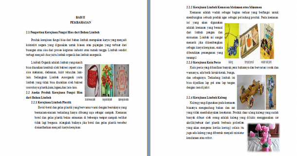 Detail Contoh Laporan Prakarya Nomer 31