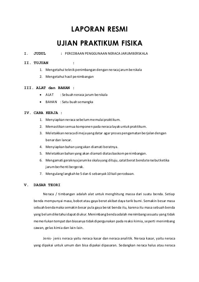 Detail Contoh Laporan Praktikum Nomer 23