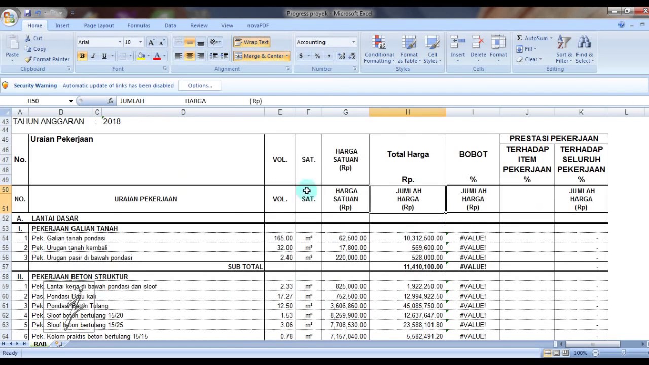 Detail Contoh Laporan Proyek Nomer 14